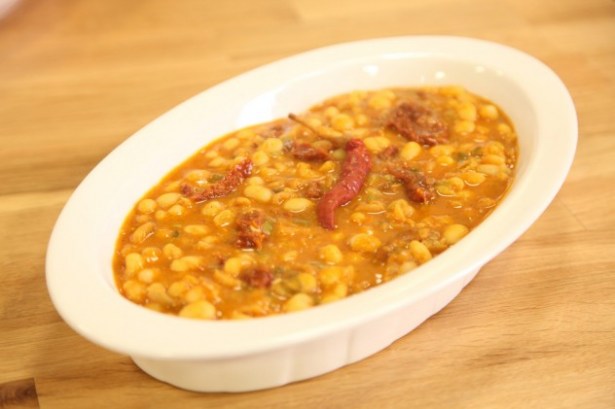 KURU DOMATESLİ İSPİR FASULYESİ