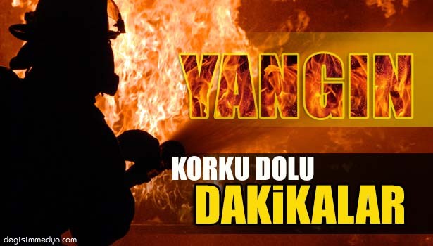 YANGIN DOĞALGAZ BORULARINA ULAŞMADAN SÖNDÜRÜLDÜ