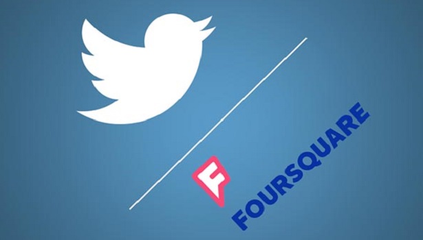 TWİTTER VE FOURSQUARE...