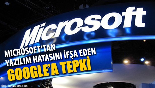GOOGLE MİCROSOFTUN AÇIĞINI ORTAYA ÇIKARDI