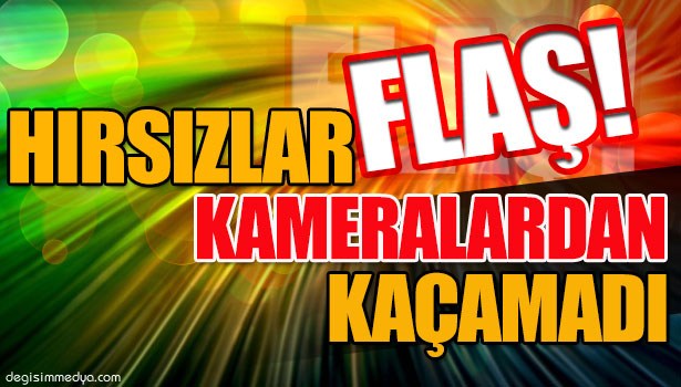 MAĞAZADAN HIRSIZLIK GÜVENLİK KAMERASINDA