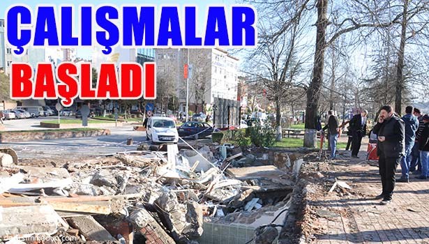 ANIT ALANINDA ÇEVRE DÜZENLEME ÇALIŞMASINA BAŞLANDI