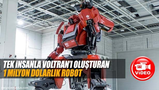 TEK İNSANLA VOLTRAN'I OLUŞTURAN 1 MİLYON DOLARLIK ROBOT