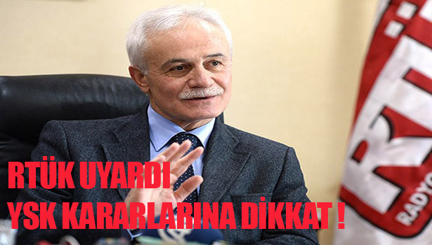 YSK ESASLARINA UYGUN HAREKET EDİLMELİ