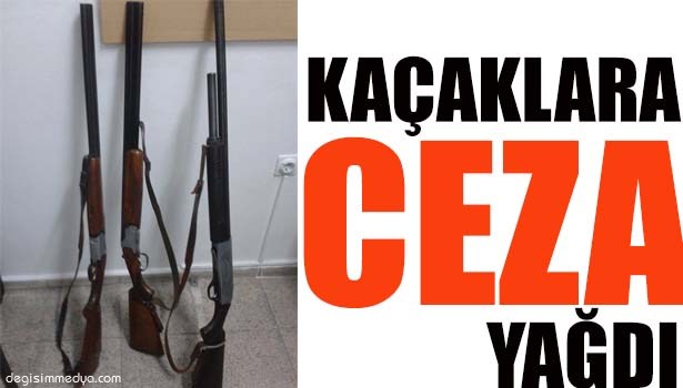 KAÇAK AVLANAN 15 AVCIYA 8 BİN TL CEZA