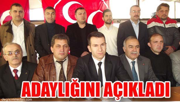 KUZU, İLÇE BAŞKANLIĞINA ADAYLIĞINI AÇIKLADI