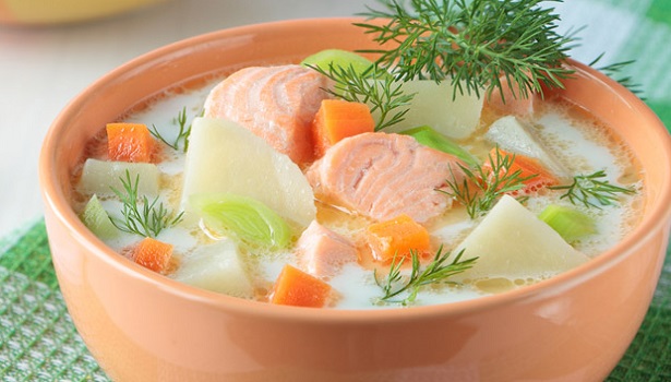 SEBZELİ BALIK ÇORBASI