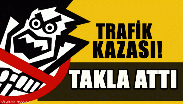 KONTROLDEN ÇIKAN TARIM ARACI TAKLA ATTI: 5 YARALI