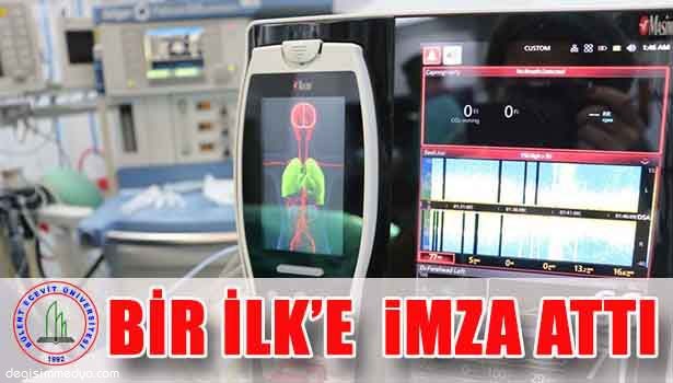TÜRKİYE'NİN İLK "NON-İNVAZİV HEMODİNAMİK MONİTORİZASYON" CİHAZI BEÜ'DE HASTANESİ'NDE