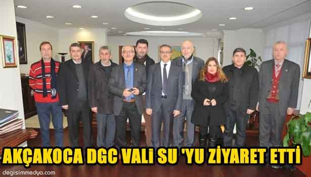 AKÇAKOCA DGC VALİ SU 'YU ZİYARET ETTİ