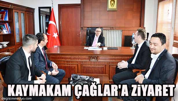 BEŞİKTAŞ TARAFTARLARI DERNEĞİ, KAYMAKAM ÇAĞLAR'I ZİYARET ETTİ