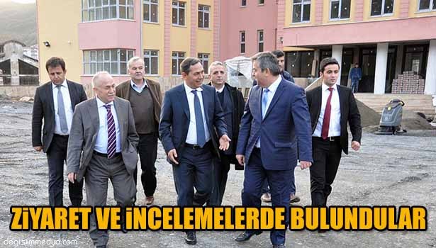BAŞKAN UYSAL'DAN HEM ZİYARET, HEM İNCELEME