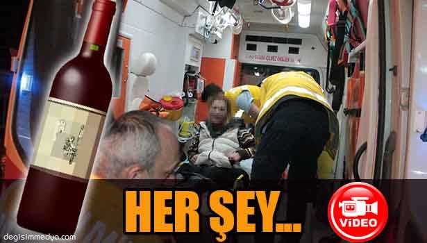 ALKOLÜ FAZLA KAÇIRAN KADIN EKİPLERİ UZUN SÜRE UĞRAŞTIRDI