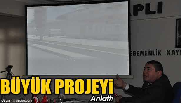 ALAPLI BELEDİYE BAŞKANI NURİ TEKİN, BÜYÜK PROJEYİ TANITTI