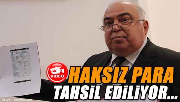 ÖZYAĞCI: EREĞLİ HALKININ CEBİNDEN HAKSIZ YERE PARA TAHSİL EDİLİYOR