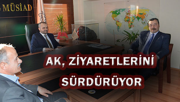 ZONGULDAK İL EMNİYET MÜDÜRÜ OSMAN AK, MÜSİAD'I ZİYARET ETTİ