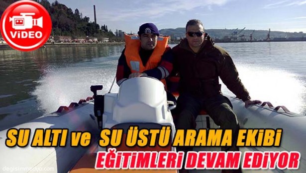 KDZ.EREĞLİ BELEDİYE İTFAİYESİ SU ALTI VE SU ÜSTÜ ARAMA EKİBİ EĞİTİMLERİ DEVAM EDİYOR...