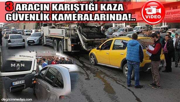 KAZA ANI GÜVENLİK KAMERALARINDA...