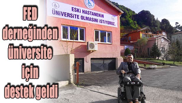FED DERNEĞİNDEN ÜNİVERSİTE İÇİN DESTEK GELDİ