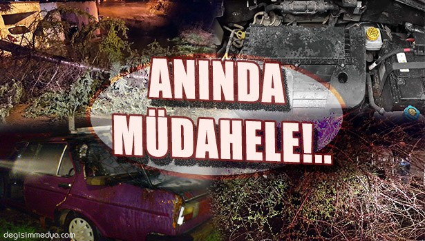 EREĞLİ BELEDİYE İTFAİYESİ, OLAYLARA ANINDA MÜDAHALE EDİYOR...