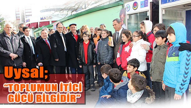 "KİTAPLARLA KONUŞMAK" ADLI PROJENİN AÇILIŞI GERÇEKLEŞTİRİLDİ...