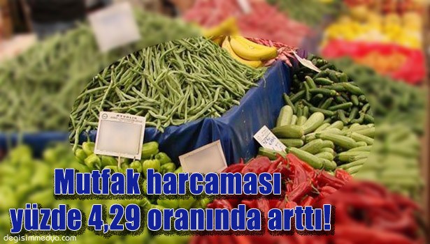 MUTFAKTA YILSONU ENFLASYONU YÜZDE 18.2, GIDA FİYATLARI AYLIK YÜZDE 4.29 ORANINDA ARTTI...