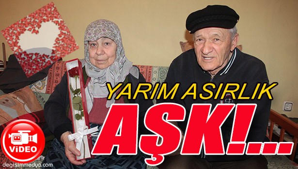 80'LİK DEDE 58 YILLIK AŞKINI SEVGİLİLER GÜNÜNDE ALDIĞI ÇİÇEKLE MUTLU ETTİ