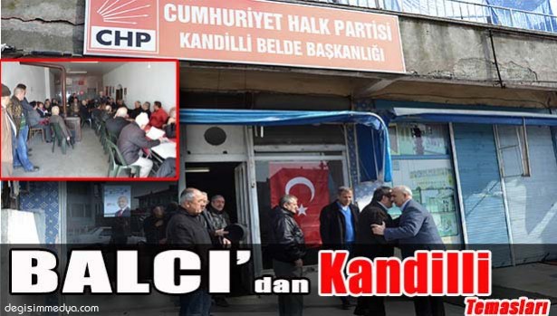 YAŞAR BALCI KANDİLLİ'DE ZİYARETLERDE BULUNDU