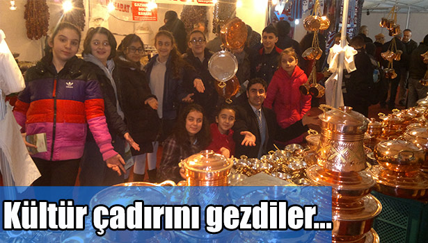 ÜSTÜN ZEKÂLILAR ZONGULDAK'TA KURULAN KÜLTÜR ÇADIRINI GEZDİ