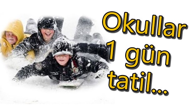 ZONGULDAK'TA KAR SEBEBİYLE OKULLAR TATİL...