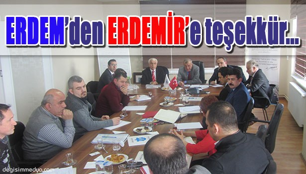 EĞİTİME VERDİĞİ DESTEKTEN DOLAYI TEŞEKKÜR ETTİ...