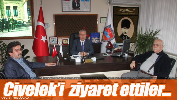 ONURSAL BAŞKAN VE ESKİ BAŞKAN ADAYINDAN CİVELEK'E ZİYARET...