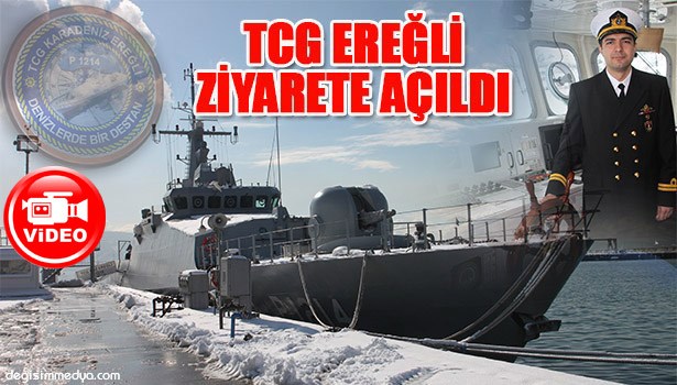İLK TÜRK YAPIMI TCG KARADENİZ EREĞLİ GEMİSİ ZİYARETE AÇILDI