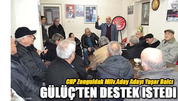 BALCI GÜLÜÇ'TEN DESTEK İSTEDİ