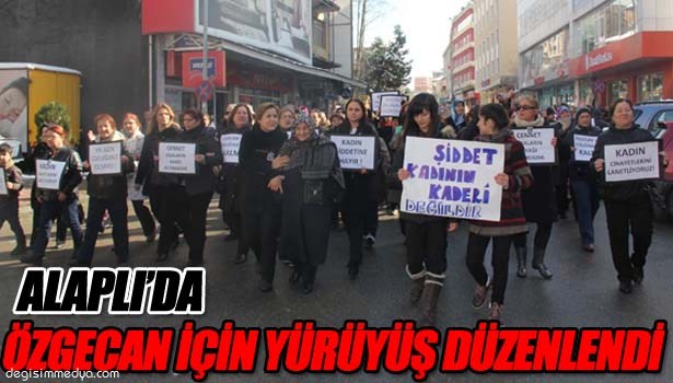 ALAPLI'DA ÖZGECAN İÇİN YÜRÜYÜŞ DÜZENLENDİ