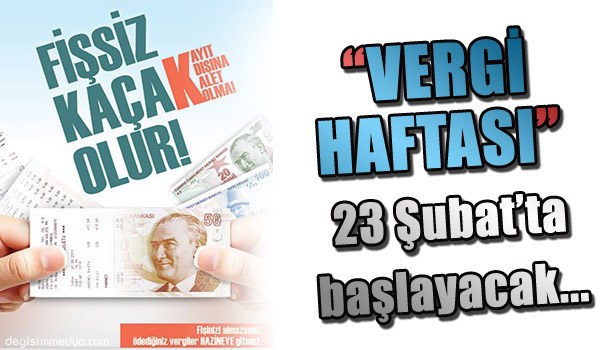 ZONGULDAK'TA VERGİ HAFTASI KUTLANACAK