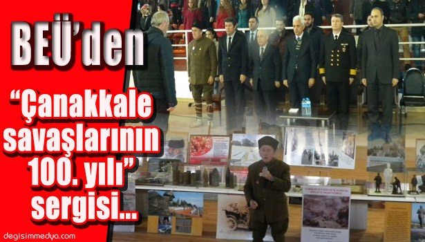 BEÜ EREĞLİ EĞİTİM FAKÜLTESİNDEN "ÇANAKKALE SAVAŞLARININ 100. YILI" SERGİSİ VE SÖYLEŞİ