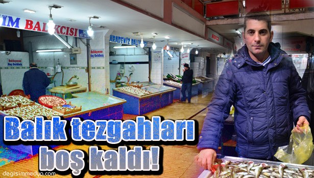 KÖTÜ HAVA ŞARTLARI BALIKÇILARI VURDU!