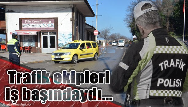 TRAFİK EKİPLERİNDEN TİCARİ TAKSİLERE UYGULAMA