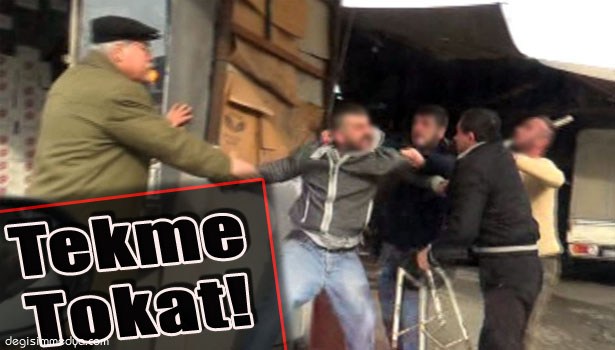 SARHOŞLAR TEKME TOKAT KAVGA ETTİ