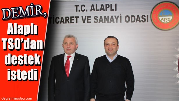 AK PARTİ ZONGULDAK MİLLETVEKİLİ ADAY ADAYI SALİH DEMİR'DEN ALAPLI TSO'YA ZİYARET