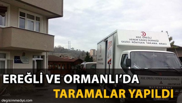 EREĞLİ VE ORMANLI KUR'AN KURSLARINDA VEREM TARAMASI YAPILDI