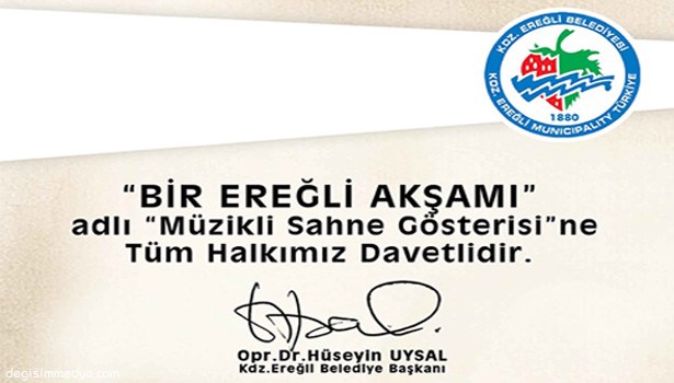 BİR EREĞLİ AKŞAMI, 28 ŞUBAT'TA SAHNEDE