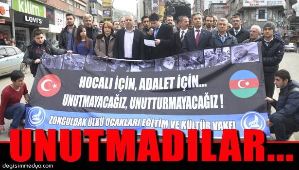 ÜLKÜCÜLER HOCALI KATLİAMINI UNUTMADI
