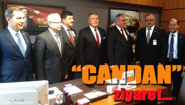 MUHTARLAR KONFEDERASYONU'NDAN CANDAN'A ZİYARET...