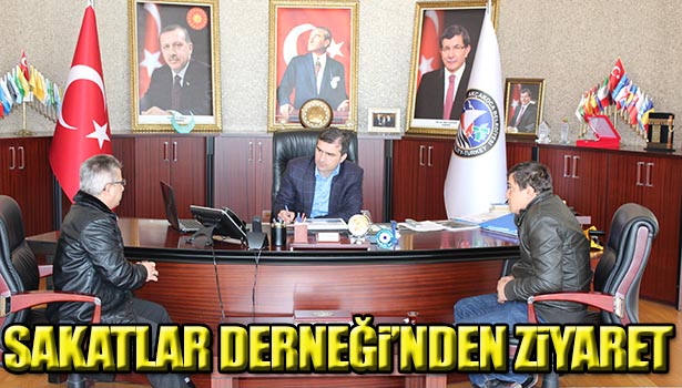 SAKATLAR DERNEĞİ YÖNETİMİ BAŞKAN CÜNEYT YEMENİCİYİ ZİYARET ETTİ
