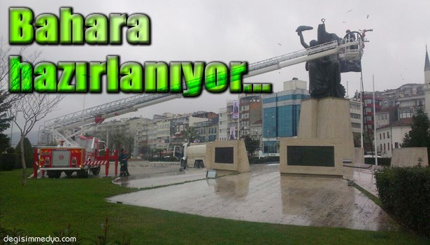 ATATÜRK ANITI BAHARA HAZIRLANIYOR