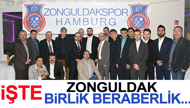 ZONGULDAKLILAR VE ZONGULDAK SPORLULAR HAMBURG'DA BİR ARAYA GELEREK DAYANIŞMANIN ÖRNEĞİNİ SERGİLEDİLE