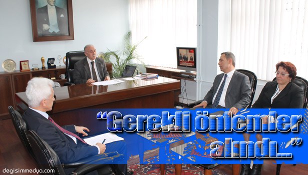 KAYMAKAM ÇAY "SINAV İÇİN GEREKLİ ÖNLEMLER ALINDI"