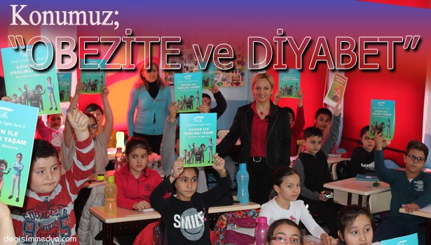 ÖĞRENCİLERE DİYABET VE OBEZİTE KONULU KİTAP DAĞITILDI